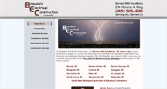 Desktop Screenshot of beaudoinelectric.com